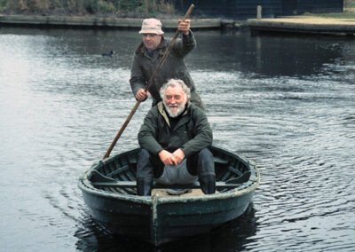 David Bellamy during a visit to How Hill in 1996