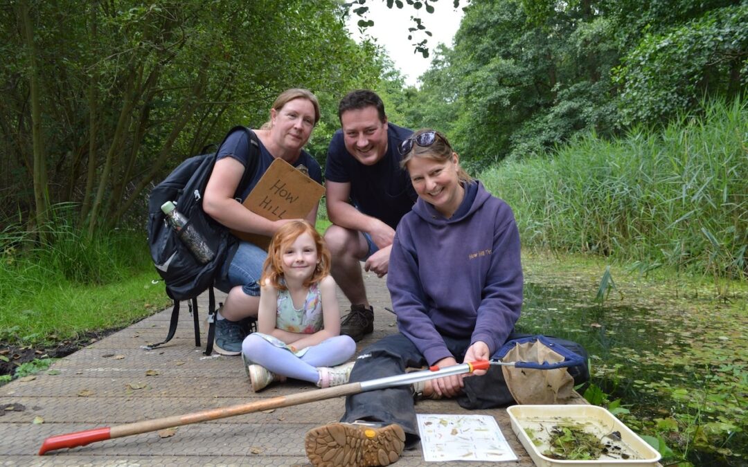 New boardwalk helps youngsters explore nature of the Boards 