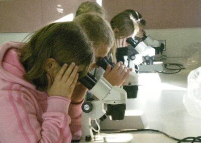 Aquatic Ecology – A half-day session for years 5 and 6 follows on from the Barton Broad Trip. Small group fieldwork investigating water quality indicators and chemically test water samples in the laboratory.